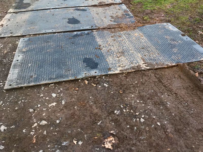 Mobile Baustraße mit s:tek 48 und e:tek PRO für den Einsatz bei einer Brunnensanierung