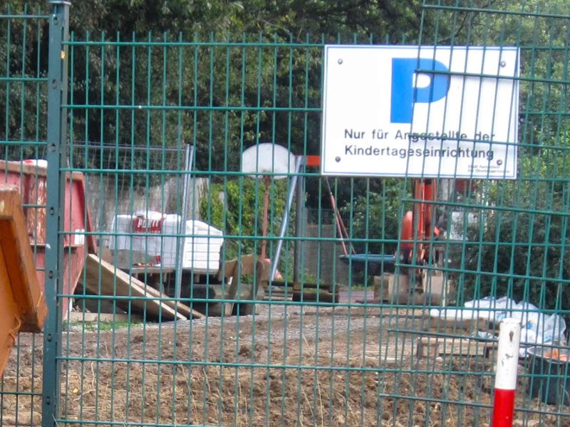 Schwerlast Baustraße - Schutz unterirdischer Gasleitungen