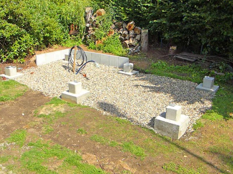 Mobile Baustraße zur Errichtung eines Modul-Hauses in Kassel