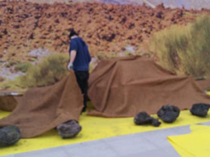 Böschungsmatte Kokos BMK350 mal anders eingesetzt