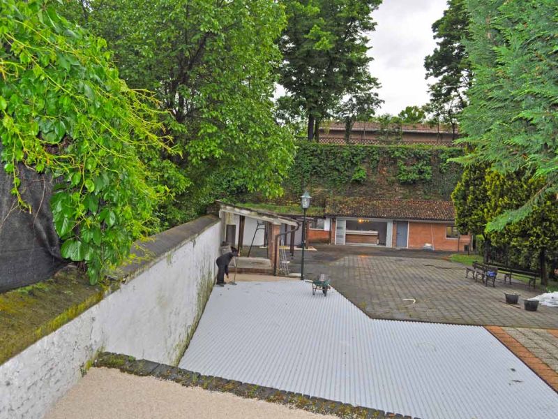 Kiesgitter KG30 zur Befestigung eines Hof und Einfahrt mit Kies