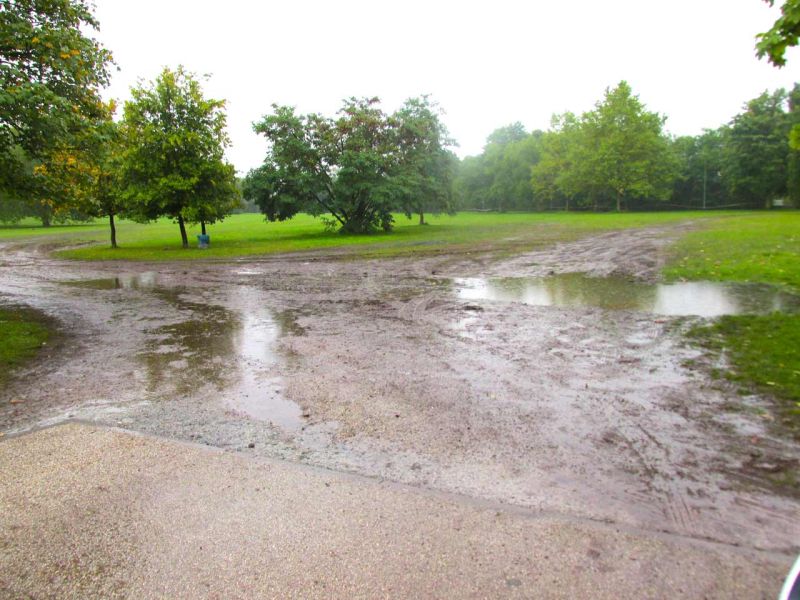 Mobile Fahrstraße für den IAA Besucherparkplatz Frankfurt