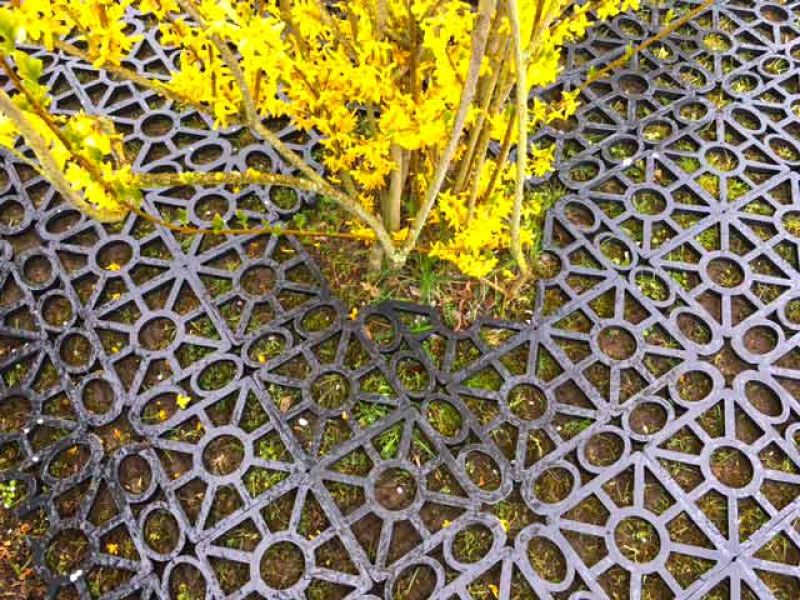 Kunststoff Rasengitter RG24 zur Sofort-Verlegung ohne Unterbau und Erdarbeiten