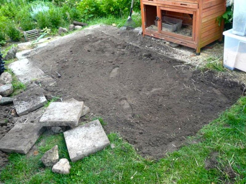 Kunststoff Rasengittersteine als Buddelschutz / Wühlschutz für Kaninchen