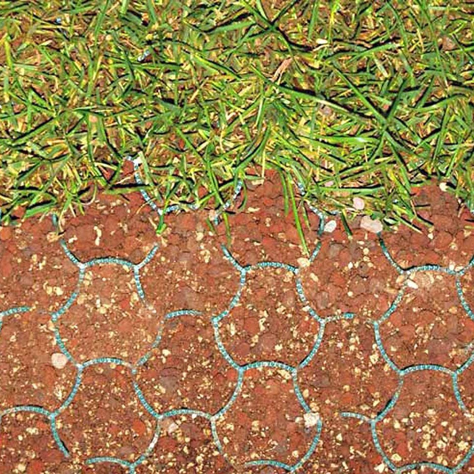 Rasenwabe RW40 Grün · 0,25 m² · 500 x 500 x 40 mm · 350,0 t/m² · 0,80 kg · 1,00mm Profilierung · 16 Kopplungen · On-Sub Verlegung · Drainage