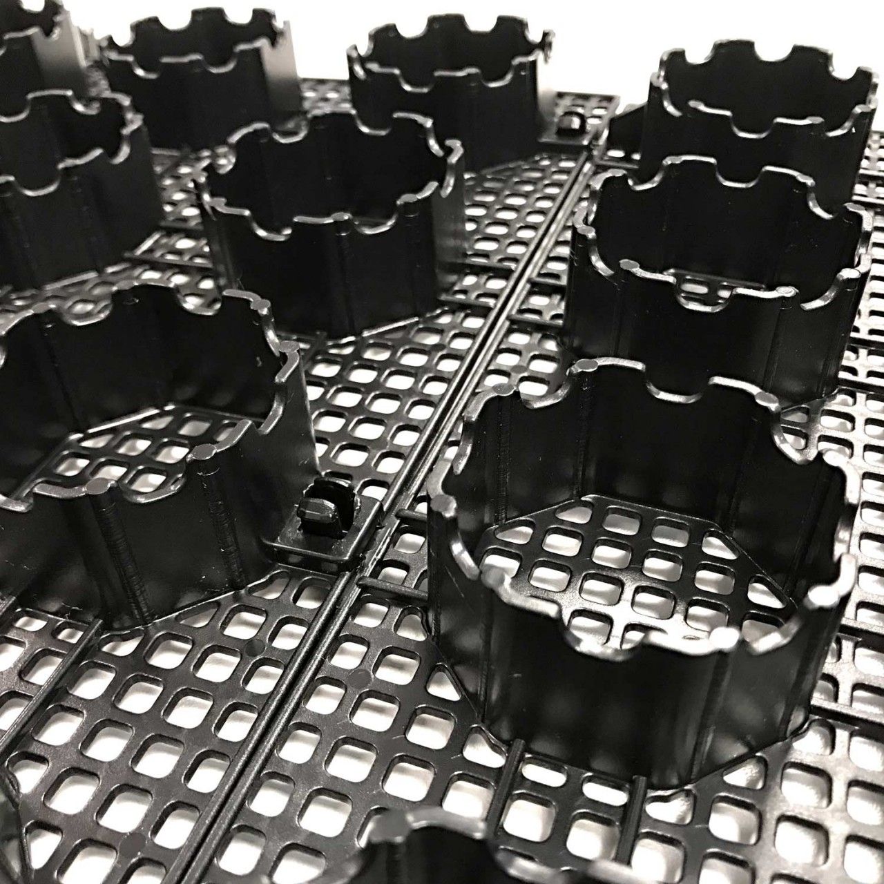 Kiesmatte KM30 (Bodenwabe/Kieswabe) 580 x 580 x 30 mm · 350,0 t/m² belastbar · Professionelle Stabilisierung von Kies, Schotter, extrem wasserdurchlässig