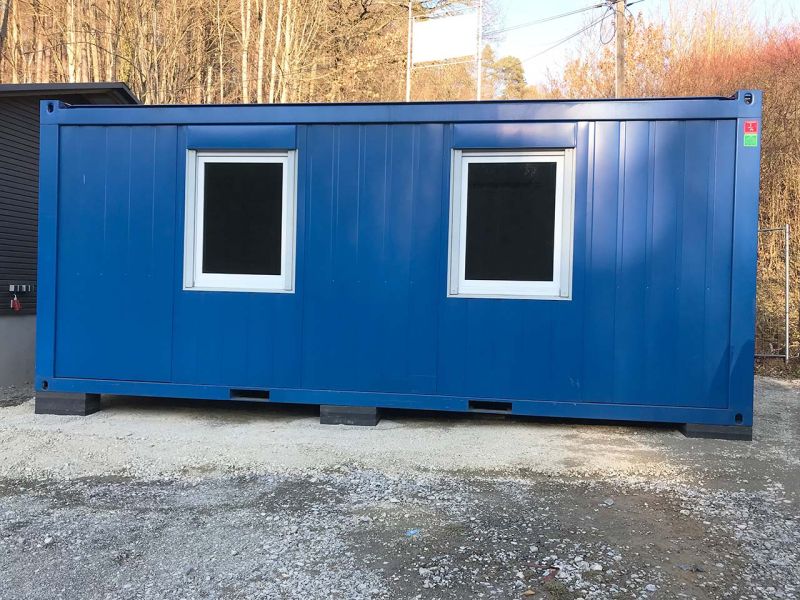 Unterlegplatten für Bürocontainer zum nivellieren und ausgleichen unterschiedlicher Höhen