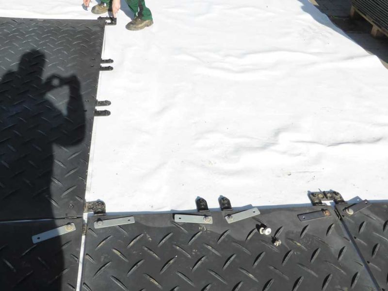 Baustrasse Pflasterschutz Fussgaengerzone Giessen 39 referenz