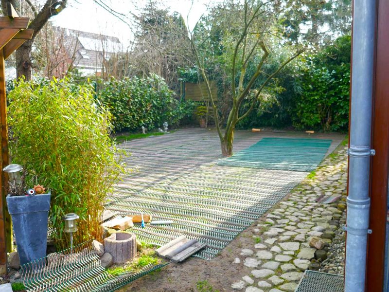 Hundebesitzer aufgepasst! Nie mehr Löcher im Garten, Wiese, und Rasen durch Wühlen & Buddeln mit dem Rasennetz RN