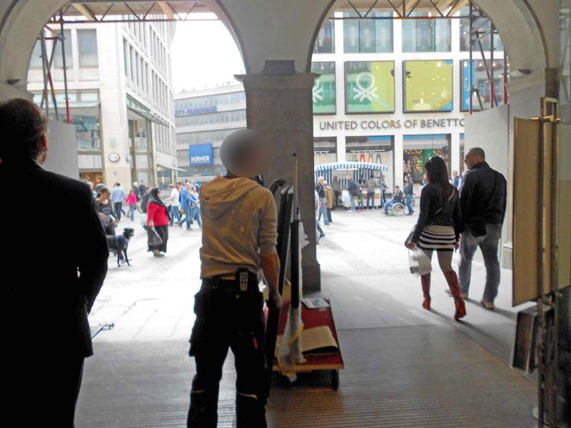 Traglastverteilende Fahrplatten als Bodenschutz in München