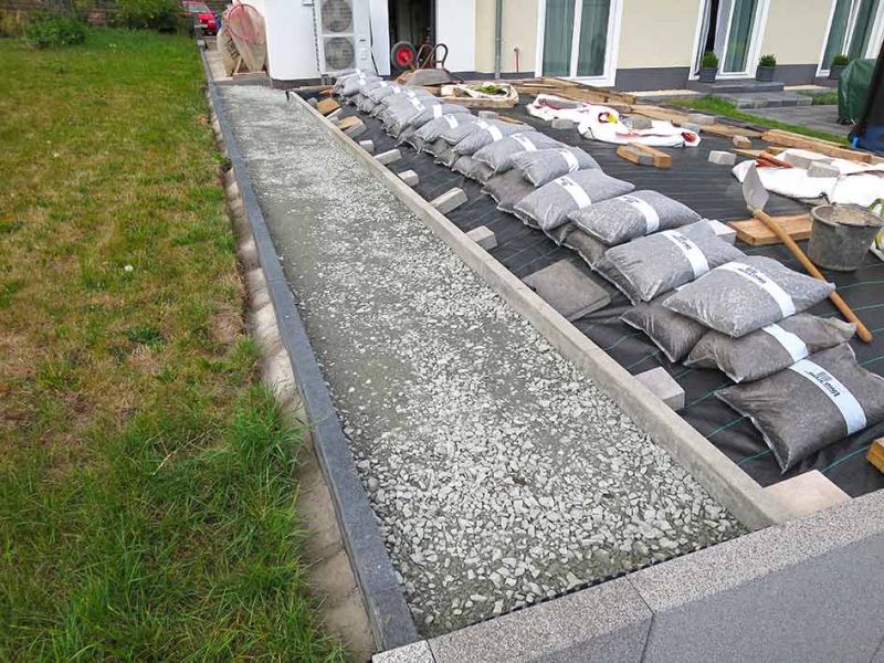 Kiesweg anlegen, gestalten und stabilisieren mit dem Kiesgitter KG30