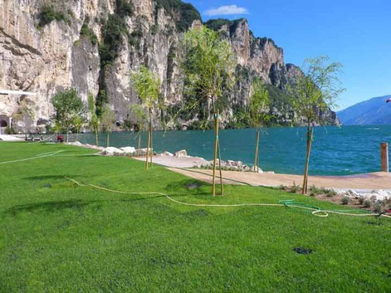 Rasenbefestigung für ein Hotel mit regelmäßigen Veranstaltungen mit dem Rasengitter RG24