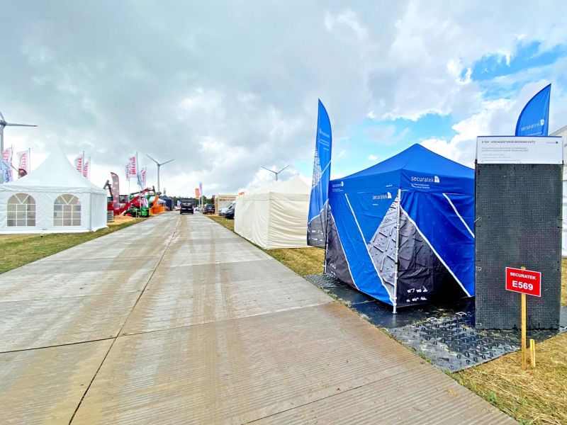 Securatek auf den DLG Waldtagen 2022 in Lichtenau, Stand E569