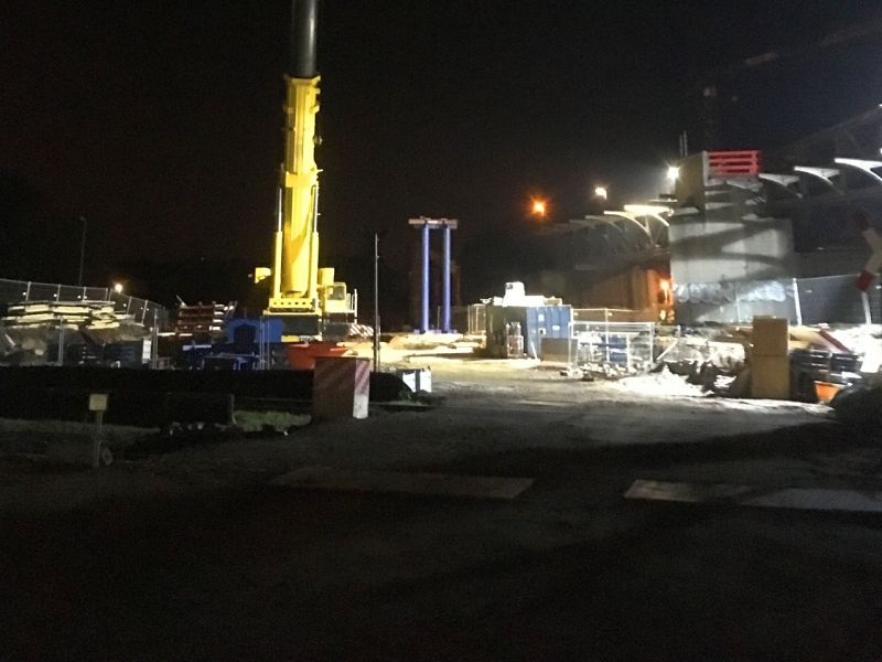 Zu schwer gibt´s nicht – s:tek 48 Bodenschutzplatten als Schutz des Untergrunds bei einem Schwertransport