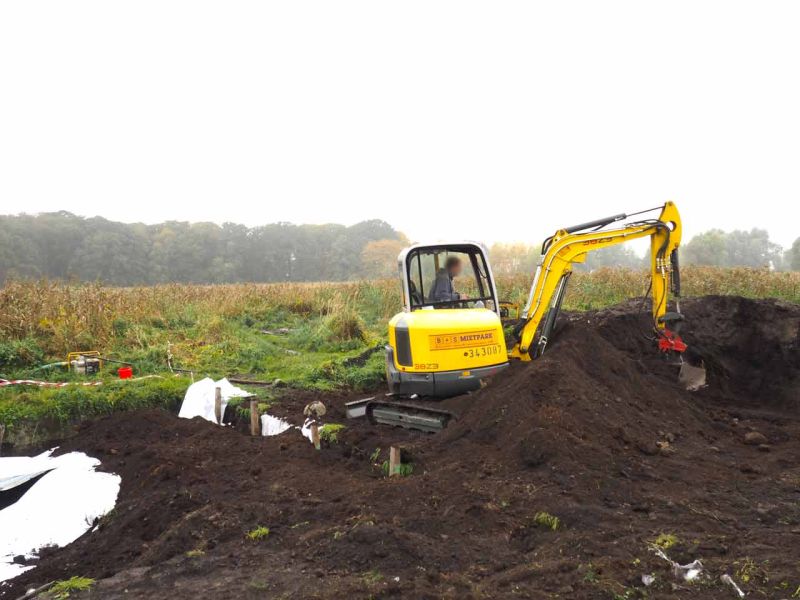 Geotextiles Trennvlies TV110 für eine archäologische Ausgrabungsstätte