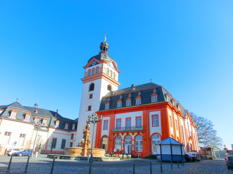 Mobile Baustraße im Schlosspark Weilburg