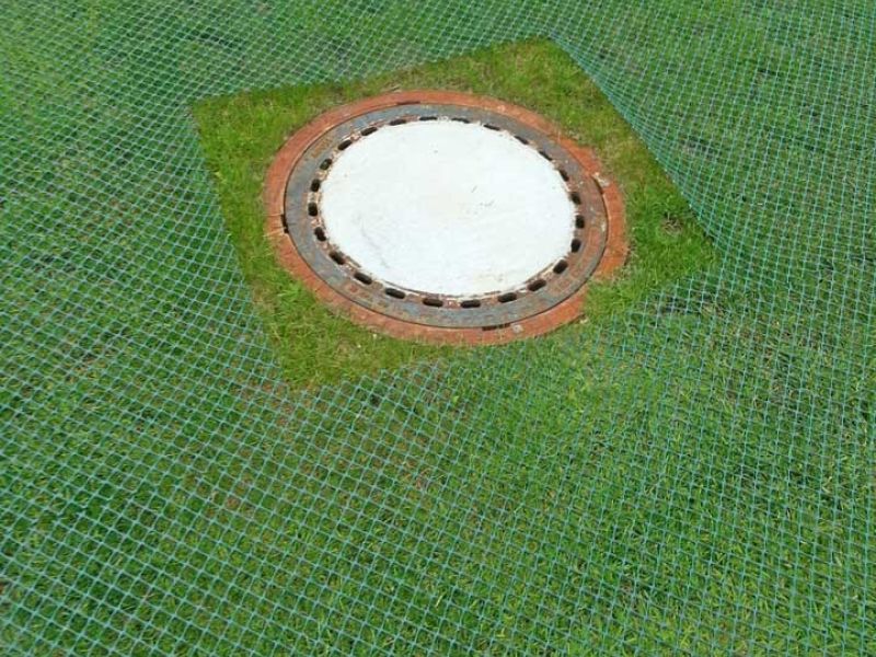 Rasennetz RN640 zur Rasenverstärkung und Rasenschutz im Garten und Hof