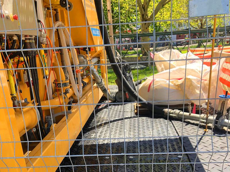 Aus dem Stand sicher! – MaxiTrack Schwerlastplatten als Arbeitsplattform für die horizontale Bohrtechnik