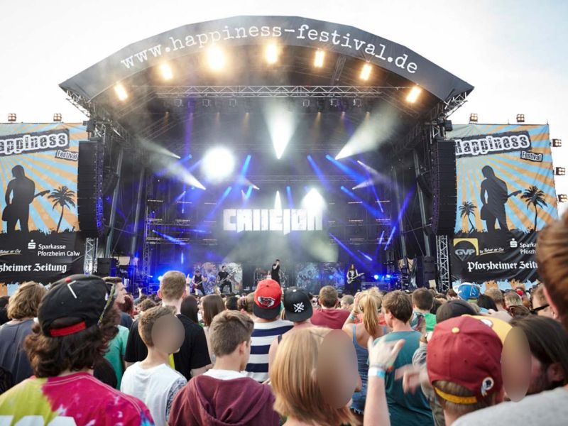 Mobile Fahrstraße für ein Open-Air-Event / Festival