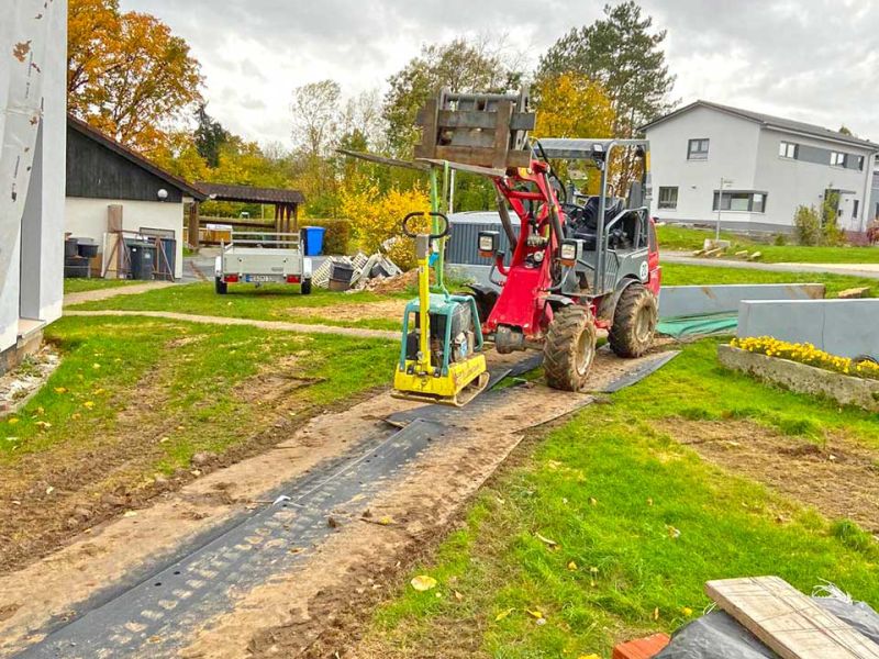 Warum sollte man im GaLaBau Fahrplatten verwenden?
