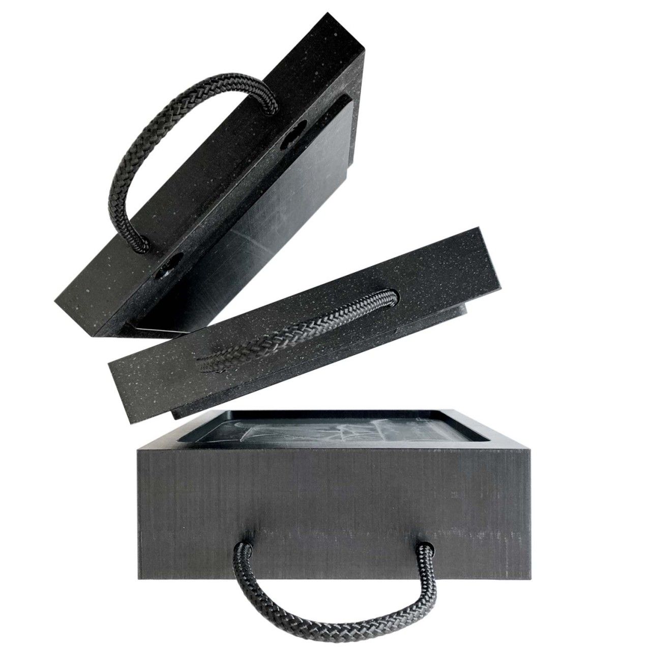 Modular stapelbare Lastverteilplatte, als Abstützblock bzw. Abstützplatte zum unterlegen, ausgleichen und nivellieren