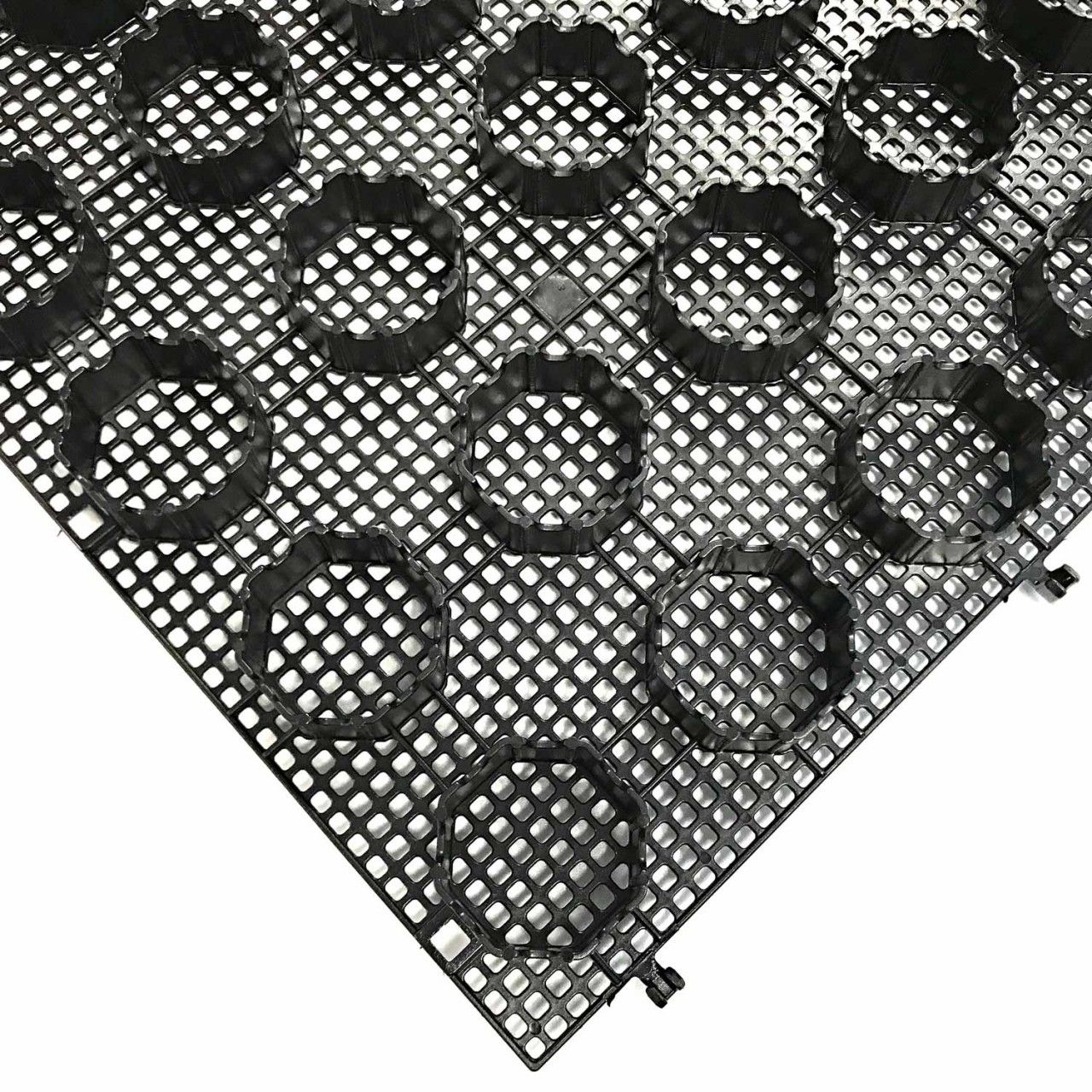 Kiesmatte KM30 (Bodenwabe/Kieswabe) 580 x 580 x 30 mm · 350,0 t/m² belastbar · Professionelle Stabilisierung von Kies, Schotter, extrem wasserdurchlässig