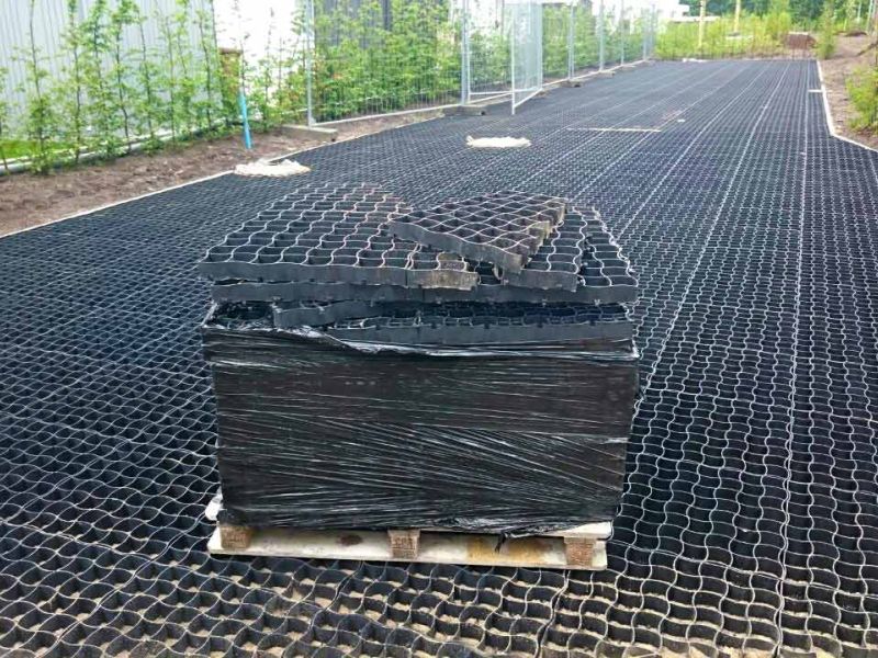 Herstellen einer Feuerwehrzufahrt und Rettungsweg mit dem Bodengitter BG50