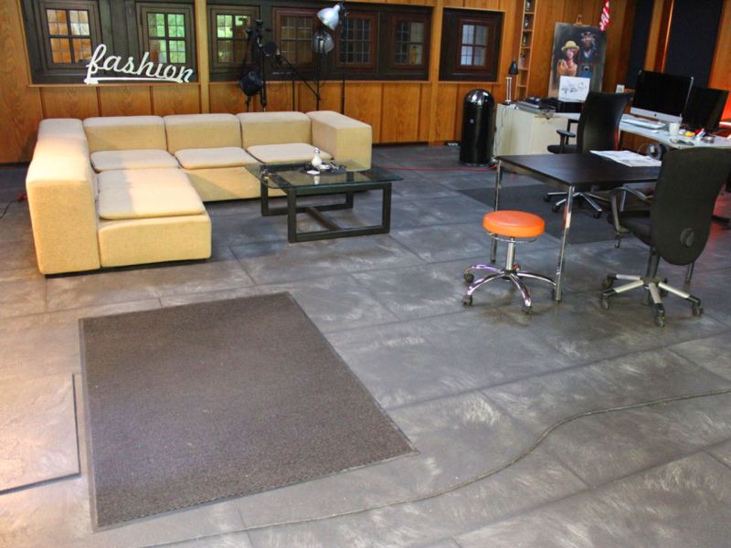 Dekorative Neugestaltung eines Bürobodens mit den Bodenmatten BM11