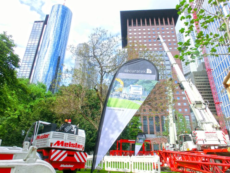 Bodenschutz für das Wolkenkratzer Festival in Frankfurt/Main