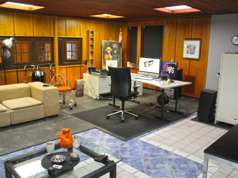 Dekorative Neugestaltung eines Bürobodens mit den Bodenmatten BM11