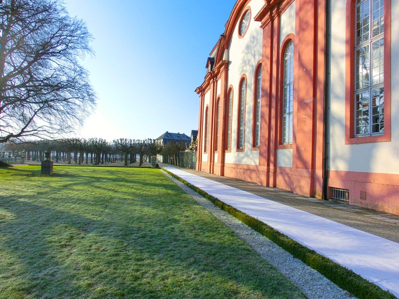Mobile Baustraße im Schlosspark Weilburg