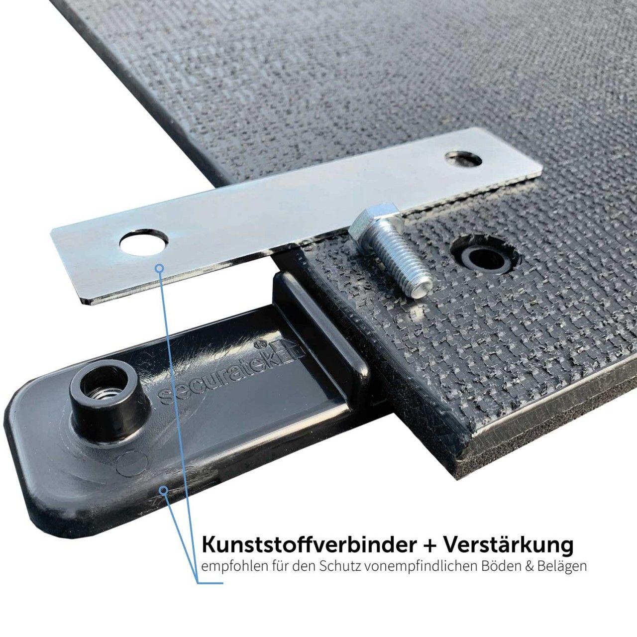 V:tek Rubber Fahrplatte aus Kunststoff