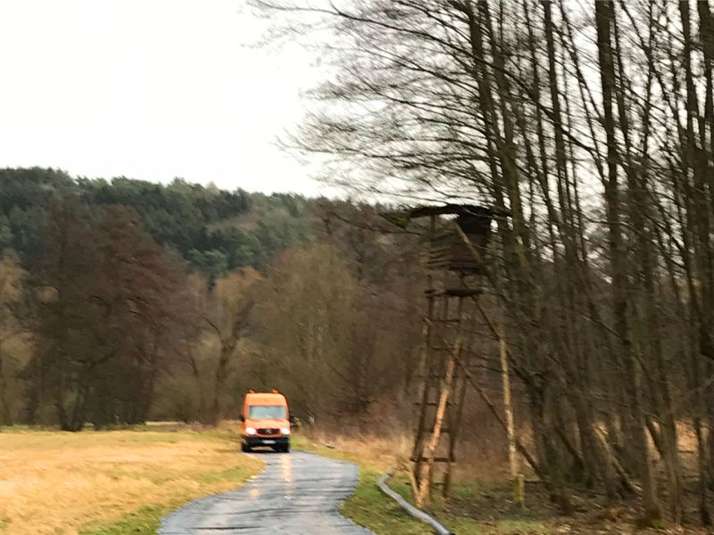Mobile Baustraße mit s:tek 48 und e:tek PRO für den Einsatz bei einer Brunnensanierung