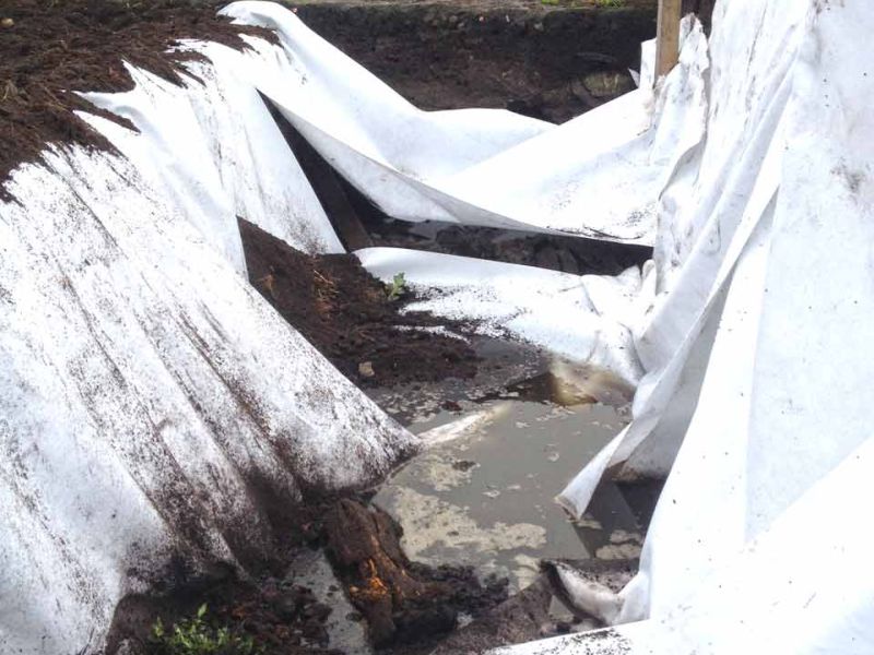 Geotextiles Trennvlies TV110 für eine archäologische Ausgrabungsstätte