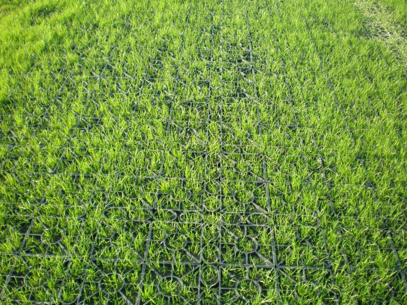 Rasenschutz für ein Event im Fussballstadion mit dem Rasengitter RG24