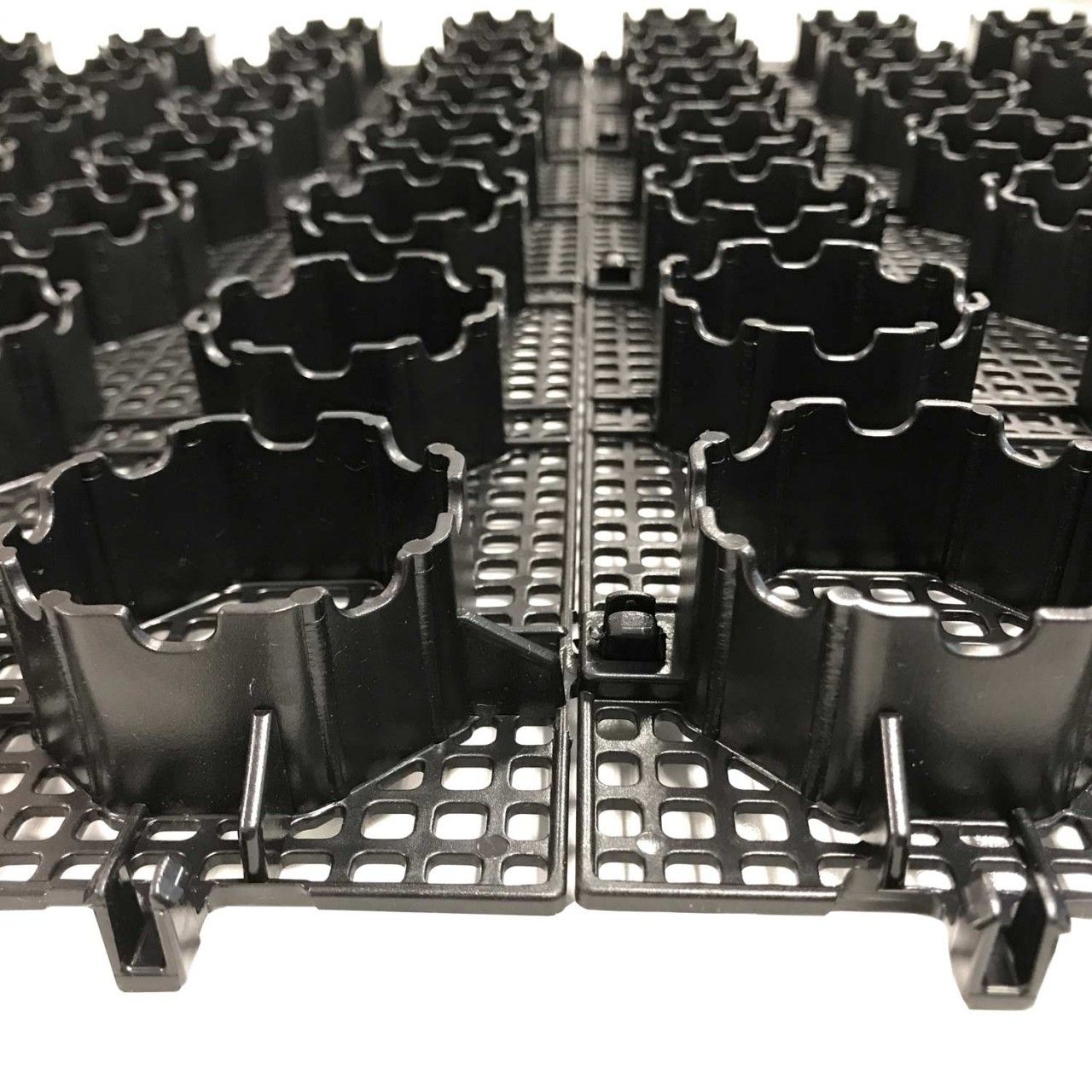 Kiesmatte KM30 (Bodenwabe/Kieswabe) 580 x 580 x 30 mm · 350,0 t/m² belastbar · Professionelle Stabilisierung von Kies, Schotter, extrem wasserdurchlässig