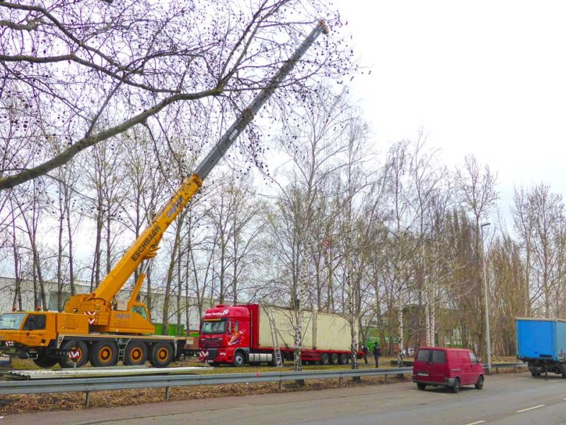 Vermietung mobile Fahrstraße für weiche Böden & Wiesen
