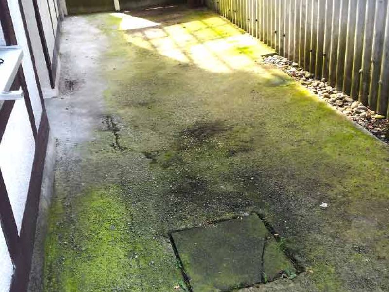 Neugestaltung eines Kiesweg vor einem Hauseingang mit dem Kiesgitter KG30