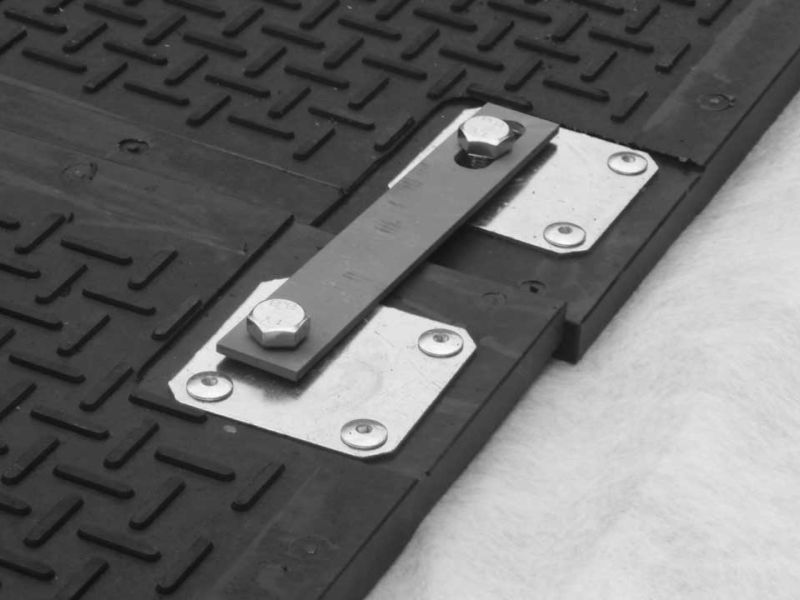 Baustraße im Gleisbau - Zugspitzbahn in Garmisch-Patenkirchen