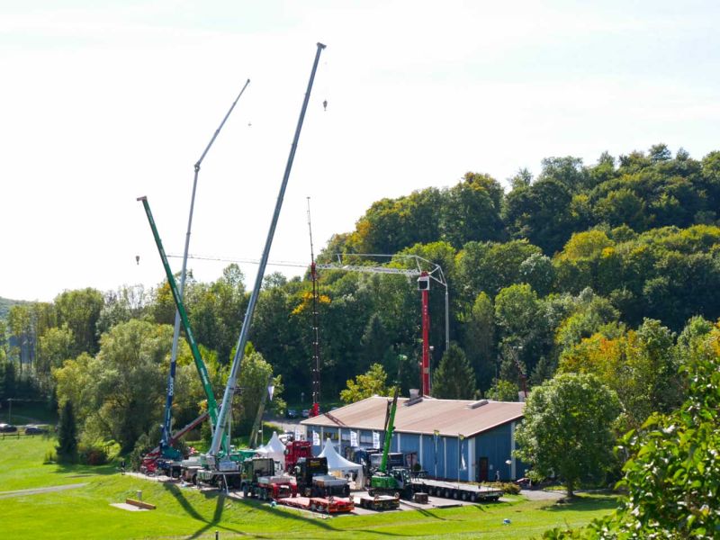 Impressionen von Securatek, dem Lieferant für Fahrplatten auf den Schwerlasttagen 2021 in Hohenroda