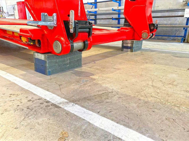Unterlegplatten zur Unterlegung von Bauteilen und Fahrgestellen im Fahrzeugbau