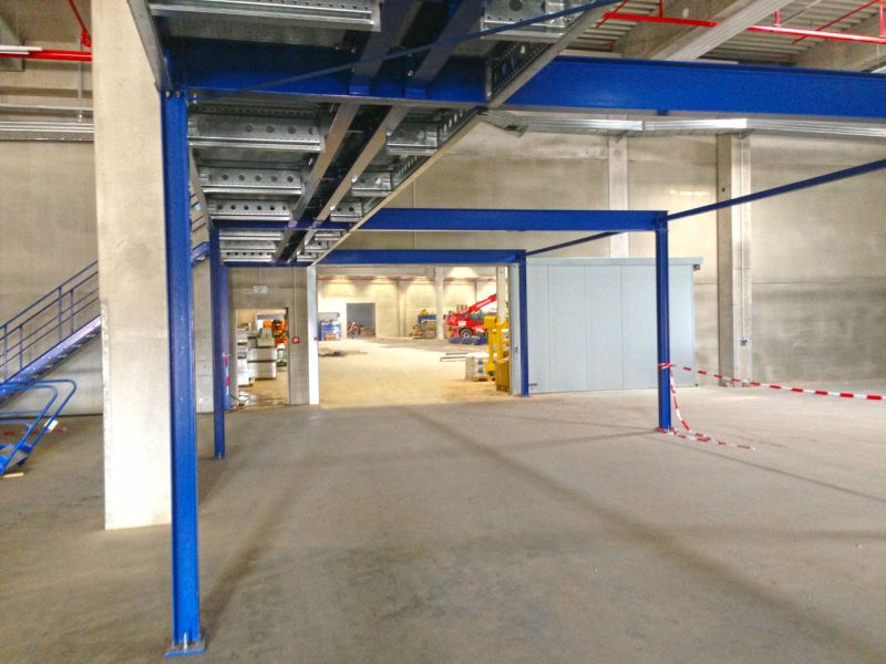 Fahrplatten als Bodenschutz - Neubau Hochregallager 2/2