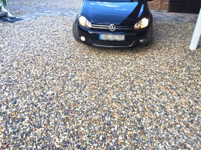 Bodenbefestigung mit dem Bodengitter BG50 einfach selber verlegen und mit Kies verfüllen