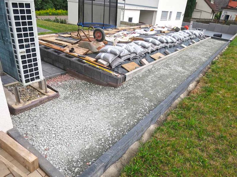 Kiesweg anlegen, gestalten und stabilisieren mit dem Kiesgitter KG30