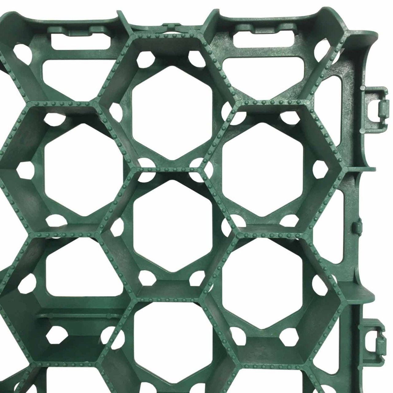 Rasenwabe RW40 Grün · 0,25 m² · 500 x 500 x 40 mm · 350,0 t/m² · 0,80 kg · 1,00mm Profilierung · 16 Kopplungen · On-Sub Verlegung · Drainage