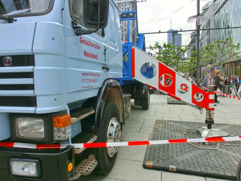 Bodenschutz für das Wolkenkratzer Festival in Frankfurt/Main