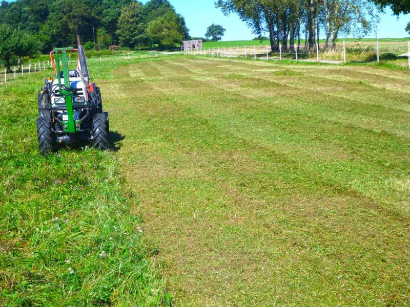 Bodenbefestigung eines Pferdeauslauf mit Weidezelt und Futterplatz