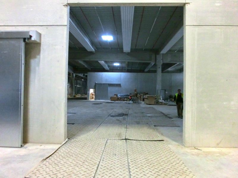 Fahrplatten als Bodenschutz - Neubau Hochregallager 2/2