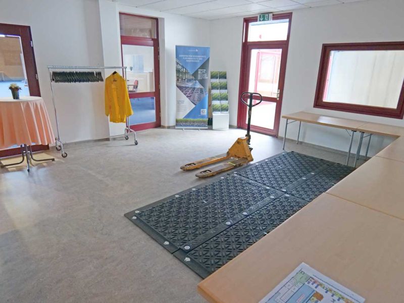 Impressionen von Securatek, dem Lieferant für Fahrplatten auf den Schwerlasttagen 2021 in Hohenroda