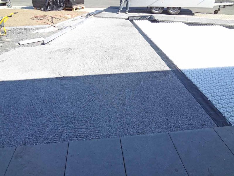 Kiesgitter zur Kiesbefestigung schnell, einfach und günstig selber verlegen